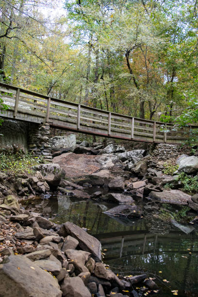 istock Wooden Bridge over Creek 876659532