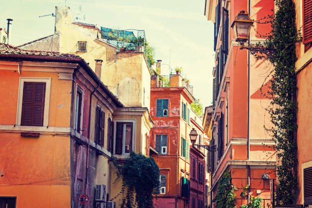istock Picturesque glimpse of Trastevere 876660830
