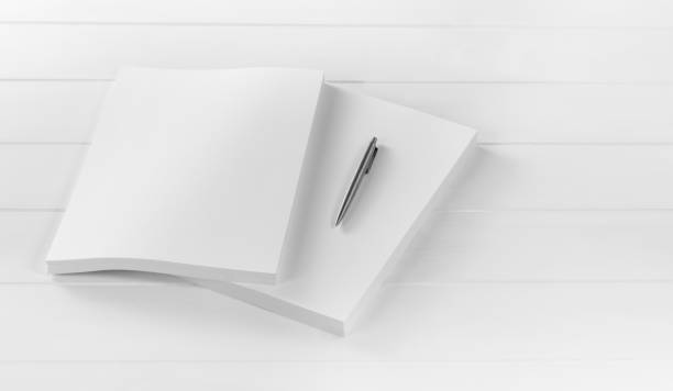 istock Mockup magazine, poster, brochure or flyer isolated on white background 876663500