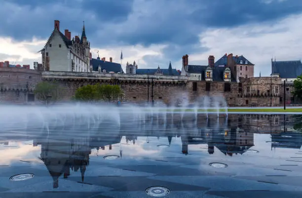 Castle of the Dukes of Brittany (Chateau des Ducs de Bretagne) in Nantes, France