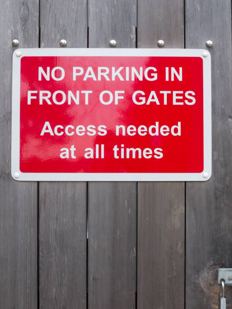 OriginDesigned Warnschild „Kein Parken Vor Dem Tor“ – 195x142 Mm, Acryl 3 Mm, Wasserdicht Für Außenbereich