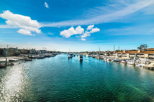 istock Balboa island harbor in Newport Beach 876678240