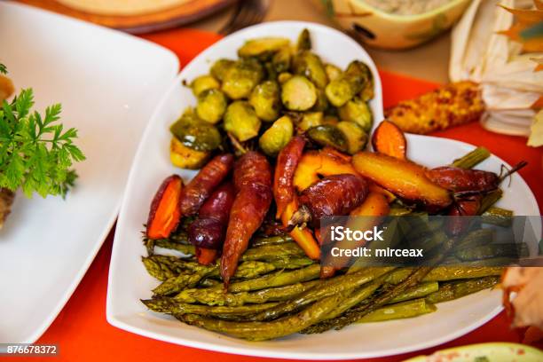 Thanksgiving Dinner Stock Photo - Download Image Now - Holiday - Event, Meal, Table