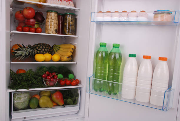 istock Refrigerator full of food 876681940
