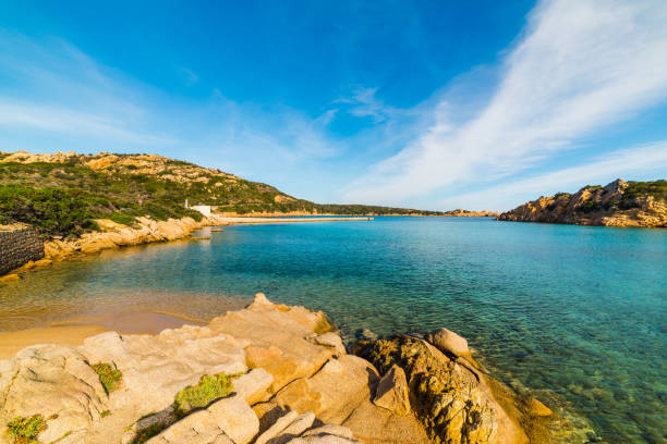 istock Rocks and blue sea in La Maddalena 876684980