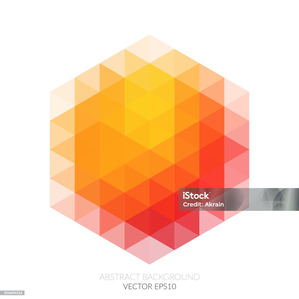 Forma hexagonal de Resumen Fons. Fondo blanco. - arte vectorial de Hexágono libre de derechos