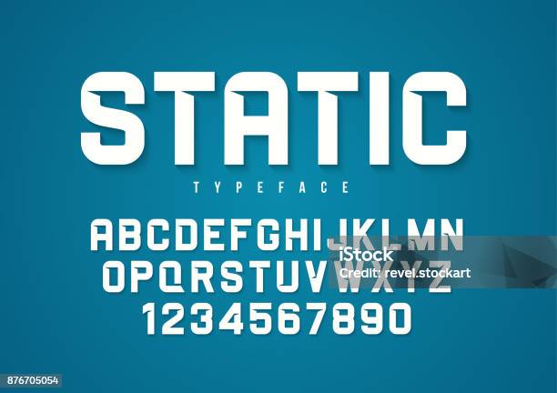 Static Vector Decorative Bold Font Design Alphabet Typeface T Stock Illustration - Download Image Now