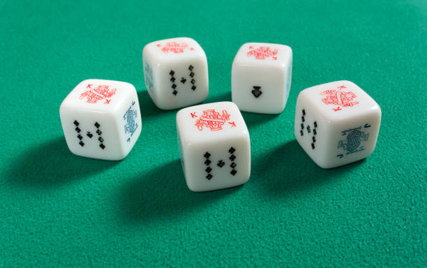 istock Five of a Kind on Poker Dice 876705160