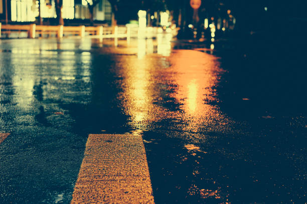 istock Rainy night in the big city 876721442