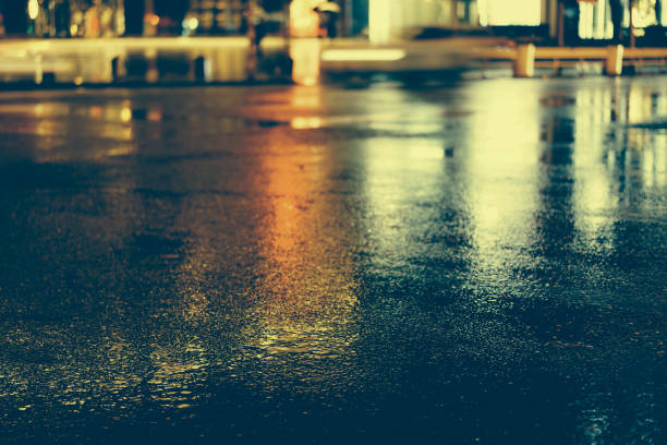 istock Rainy night in the big city 876741000
