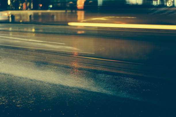 istock Rainy night in the big city 876745158