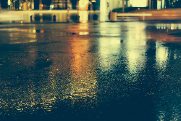 istock Rainy night in the big city 876747866