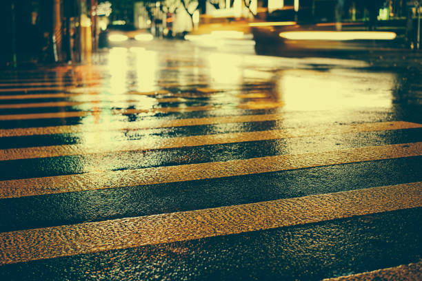 istock Rainy night in the big city 876780858