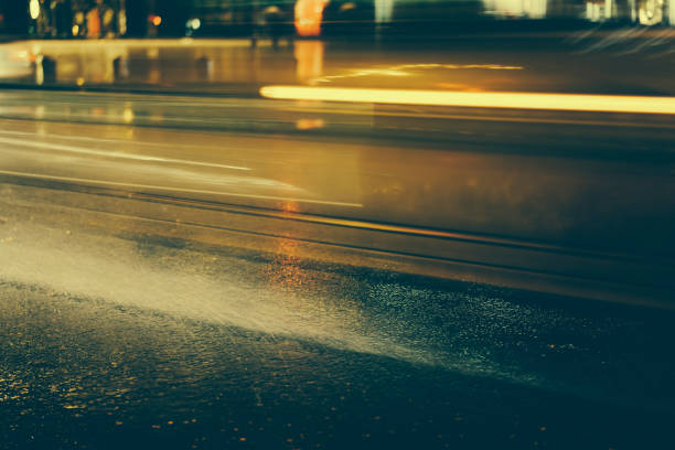istock Rainy night in the big city 876787742