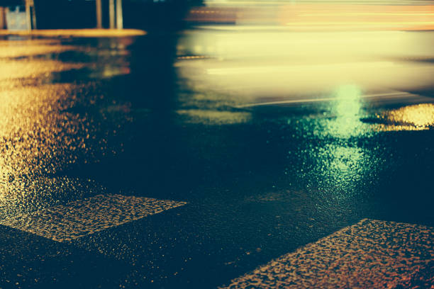 istock Rainy night in the big city 876789924