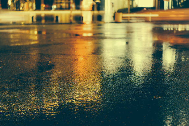 istock Rainy night in the big city 876789944