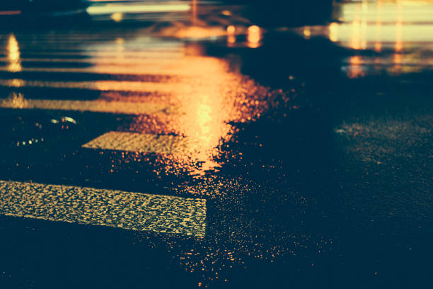 istock Rainy night in the big city 876790222
