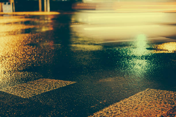 istock Rainy night in the big city 876793856