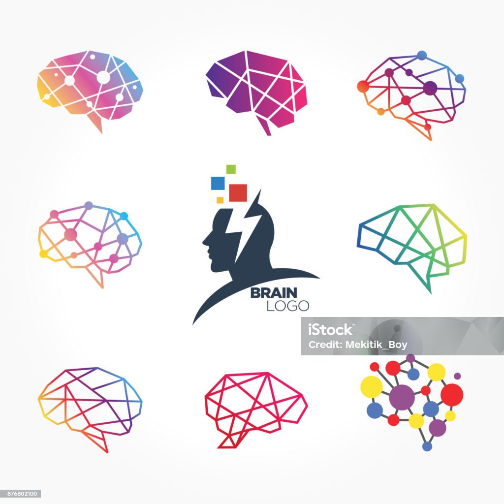 Flat line icons set of brain, brainstorming, idea, and creativity an amazing design of Flat line icons set of brain, brainstorming, idea, and creativity Icon Symbol stock vector