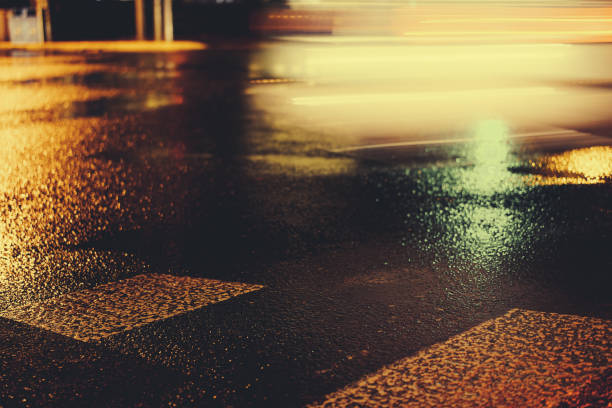 istock Rainy night in the big city 876809206