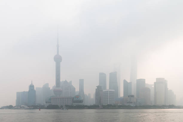 istock Shanghai Pudong in the haze 876811564