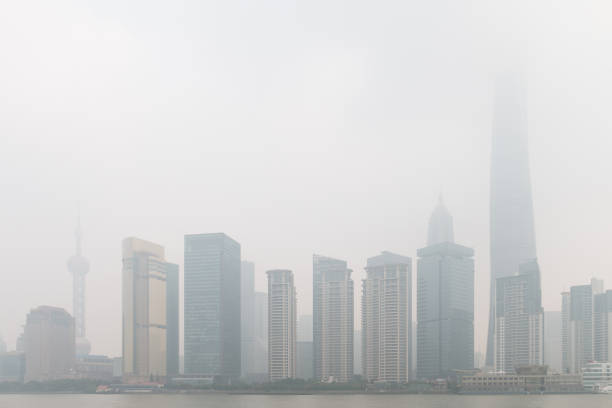 istock Shanghai Pudong in the haze 876812582