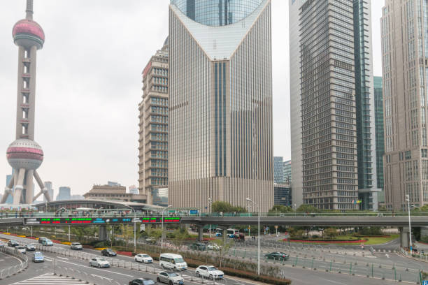istock Shanghai Lujiazui city landscape 876815508