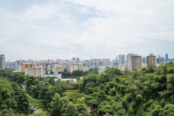istock Building in Singapore city. 876815646