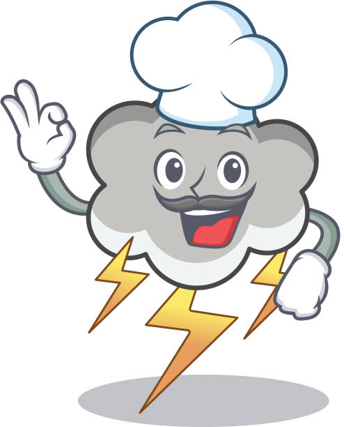 Ilustración de Dibujos Animados De Carácter De Los Nube De Trueno Del Chef y más Vectores Libres de Derechos de Alimento - iStock Ilustración de Dibujos Animados De Carácter De Los Nube De Trueno Del Chef y más Vectores Libres de Derechos de Alimento - iStock