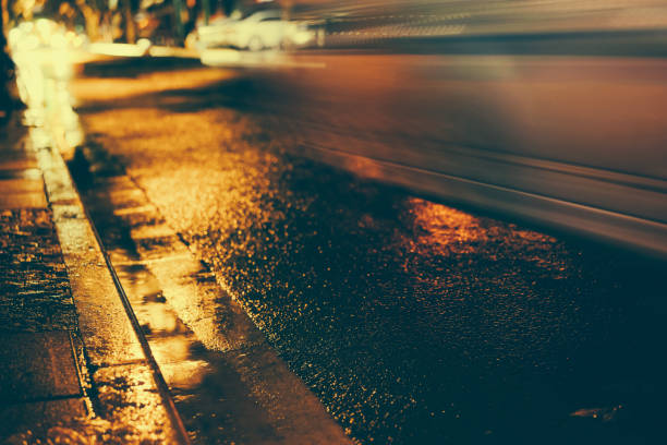 istock Rainy night in the big city 876822010