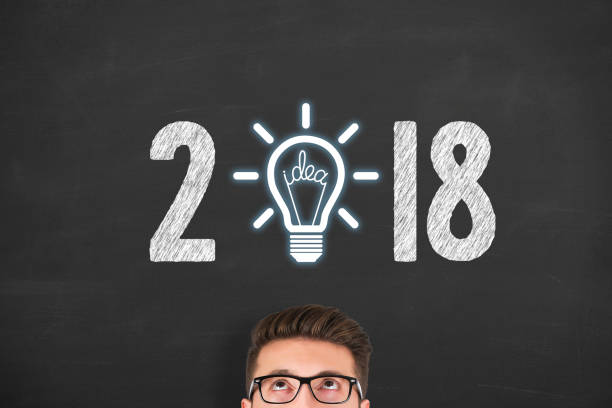 istock New Year 2018 Idea Concepts on Blackboard Background 876835202