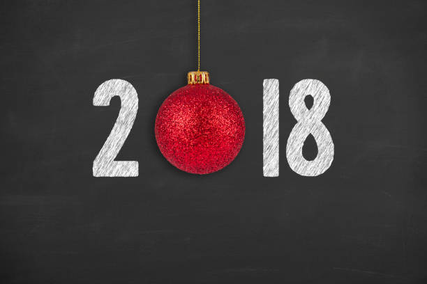 istock New year concepts 2018 on blackboard background 876835412