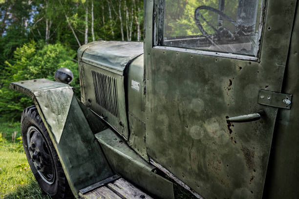 istock Old military truck 876837946