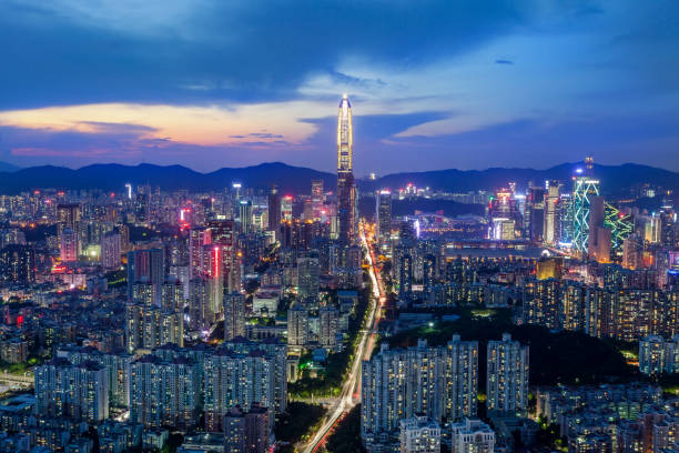 istock urban skyline of Shenzhen 876838250