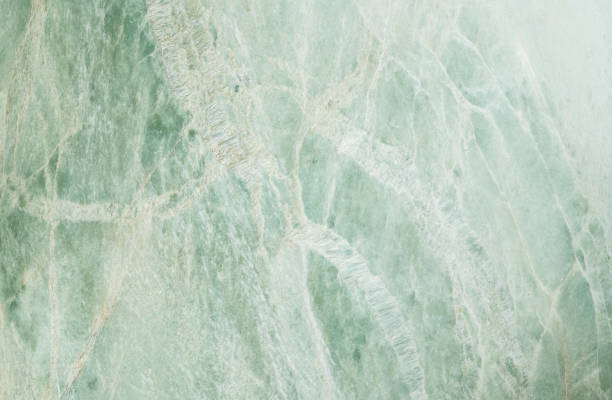 istock Closeup surface abstract marble pattern at the green marble stone floor texture background 876841172