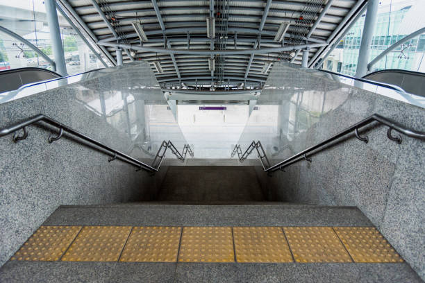 istock Stairs of the BTS station. 876841258