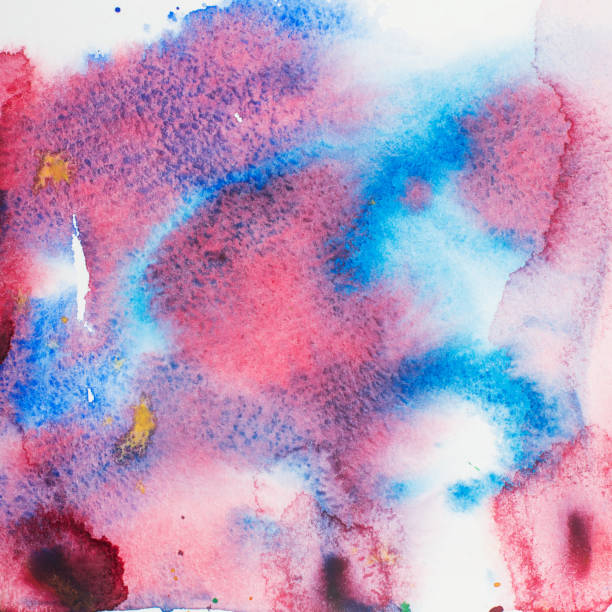 istock colorful retro vintage abstract watercolour aquarelle paint. 876842304