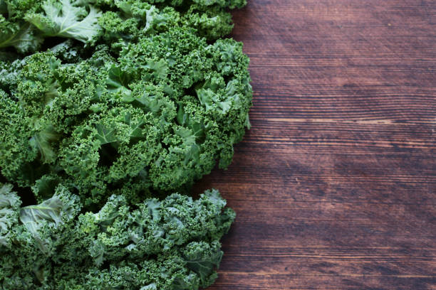 istock green cabbage kale - healthy food 876847964