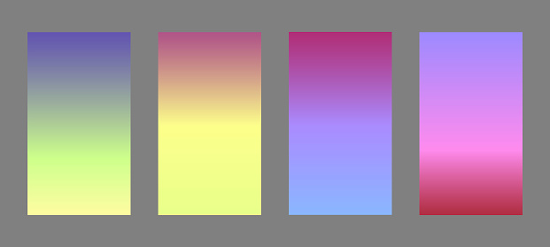 Gradient For Screen Screen Vector Gradient Design For Mobile App Soft Color Screen ...