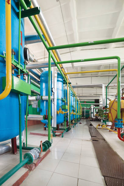 istock Water treatment system for boiler station 876877528