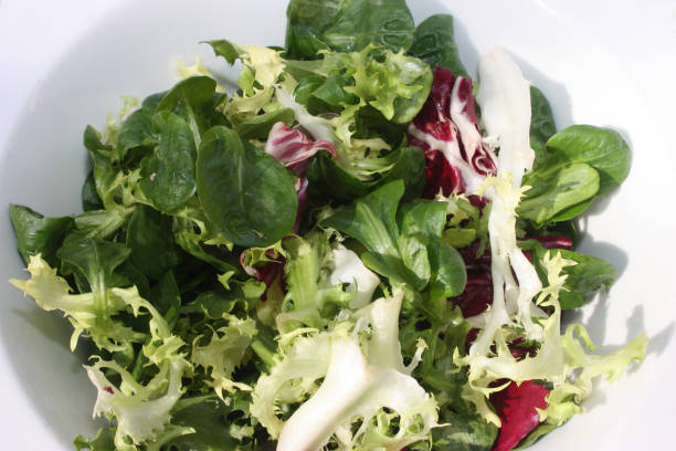 istock Seasoned mixed green salad 876887274