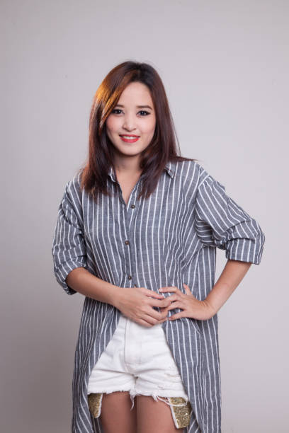 istock Beautiful young Asian woman. 876890340