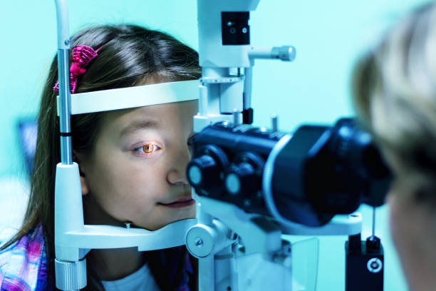 istock Girl Undergoing Eye Examination 876899958