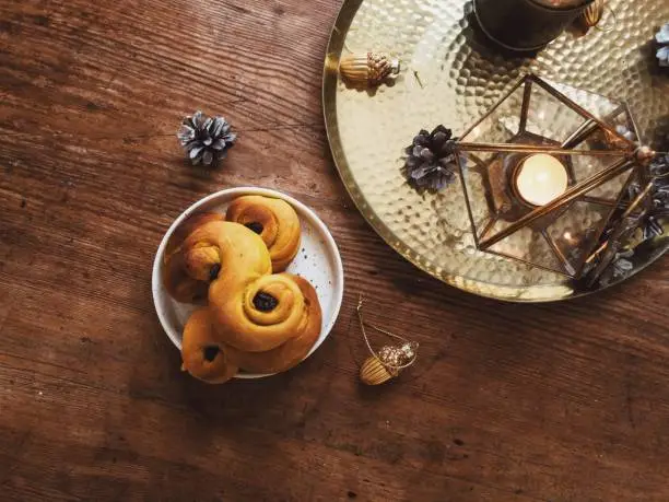 Photo of Lussekatter lucia saffron buns