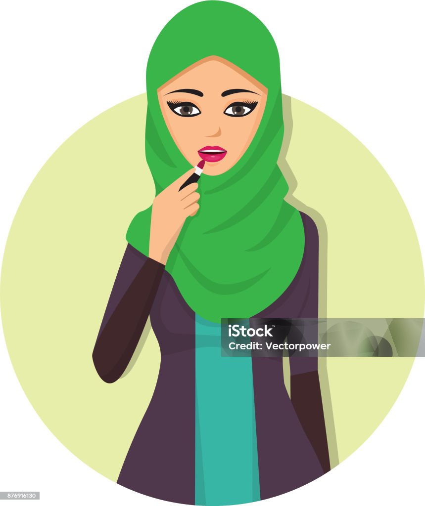 Arabic Woman Adult Character Arabian Asia Nationality Islamic Girl ...