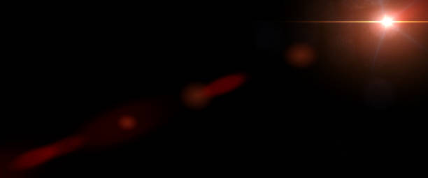 istock bright lens flare with bokeh, overlay texture effect in front of a black background, pop under format 876923004