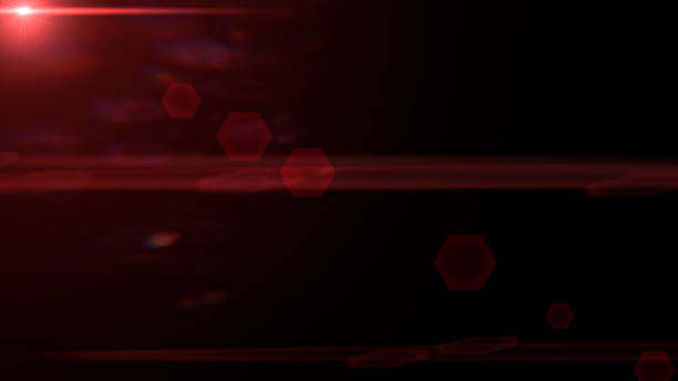 istock exotic red lens flare effect overlay texture with hexagon bokeh effects background 876924456
