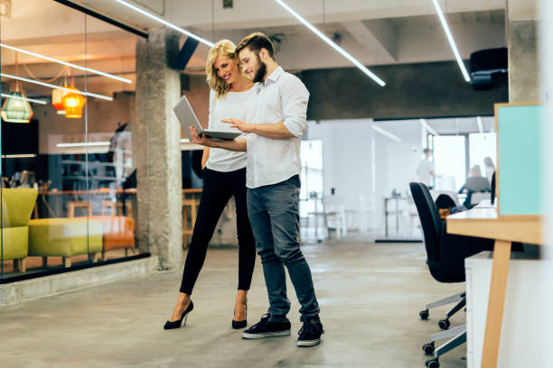 istock Business coworkers discussing new ideas 876931832