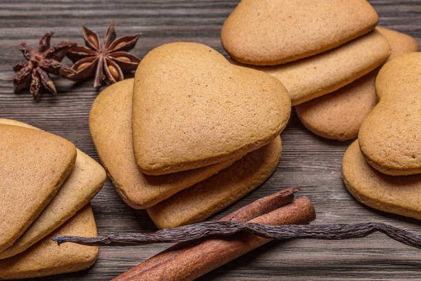 istock Gingerbread cookies with spices. 876935068