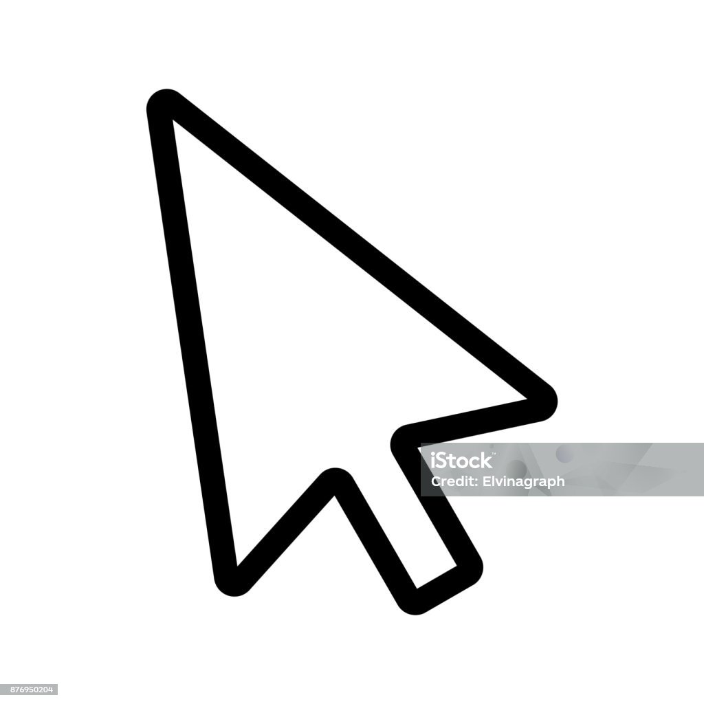 Vector Biểu Tượng Con Trỏ Chuột Máy Tính Hình minh họa Sẵn có ...